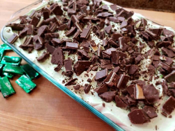 grasshOpper pOke cake - Sugar Booger Sweets