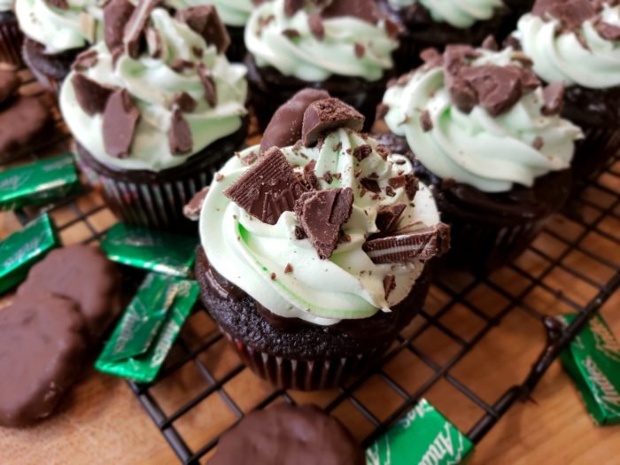 grasshOpper cupcakes - Sugar Booger Sweets