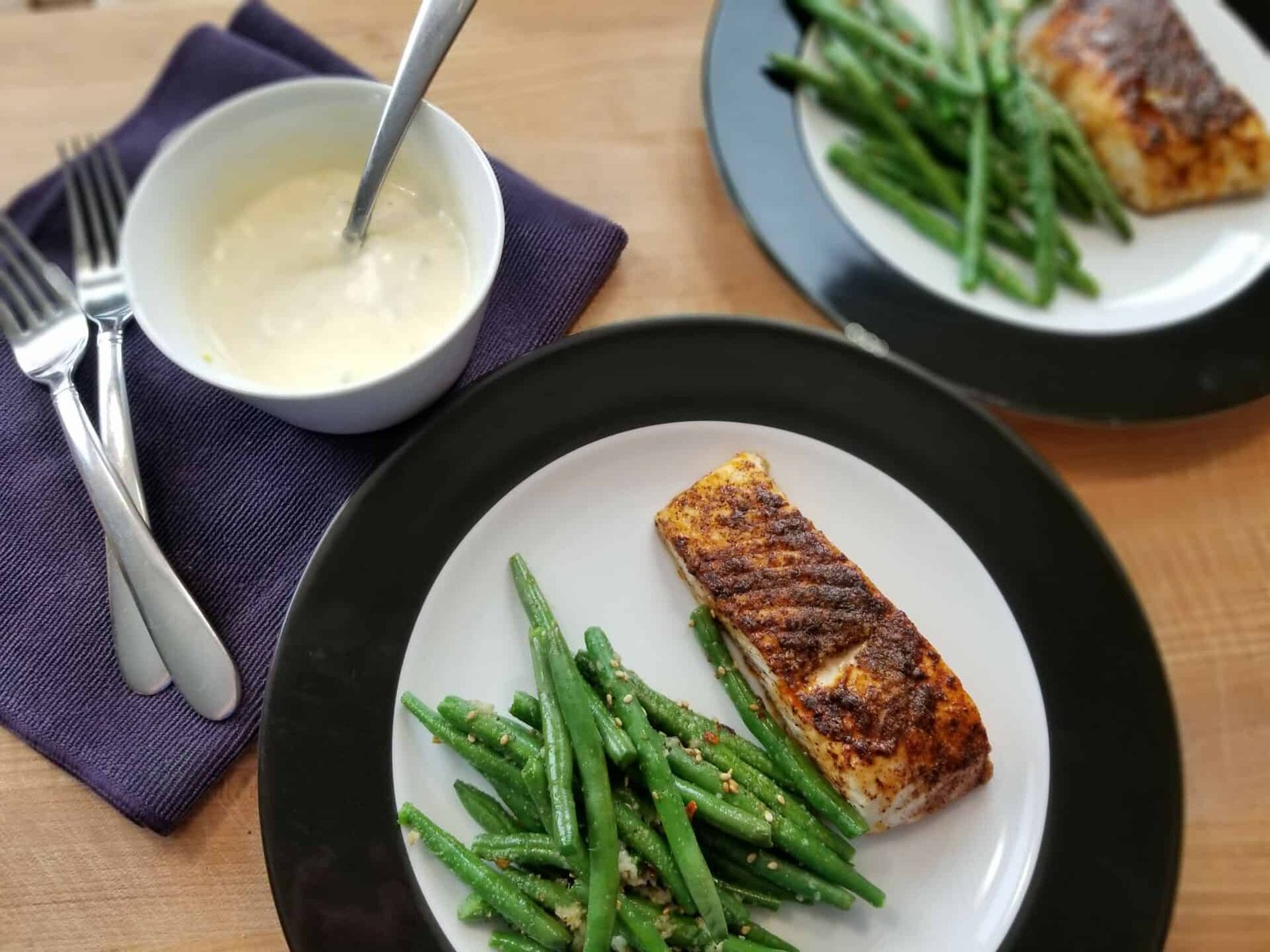 brOiled halibut steaks Sugar Booger Sweets