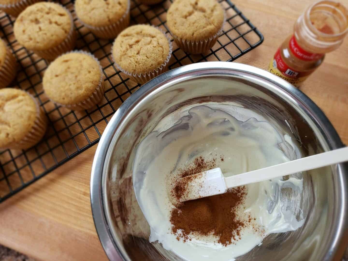 spice cupcakes with rumchata buttercream Sugar Booger Sweets