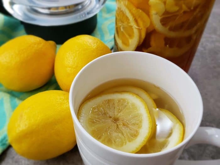 lemOn ginger tea - Sugar Booger Sweets