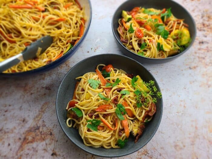pasta primavera - Sugar Booger Sweets